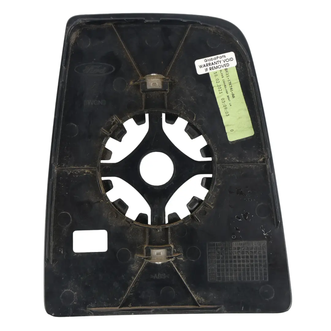 Ford Transit Mk8 Wkład Lusterka Zewnętrznego Górny Lewy - SKU BK31-17K741-AA - Numer Części BK31-17K741-AA