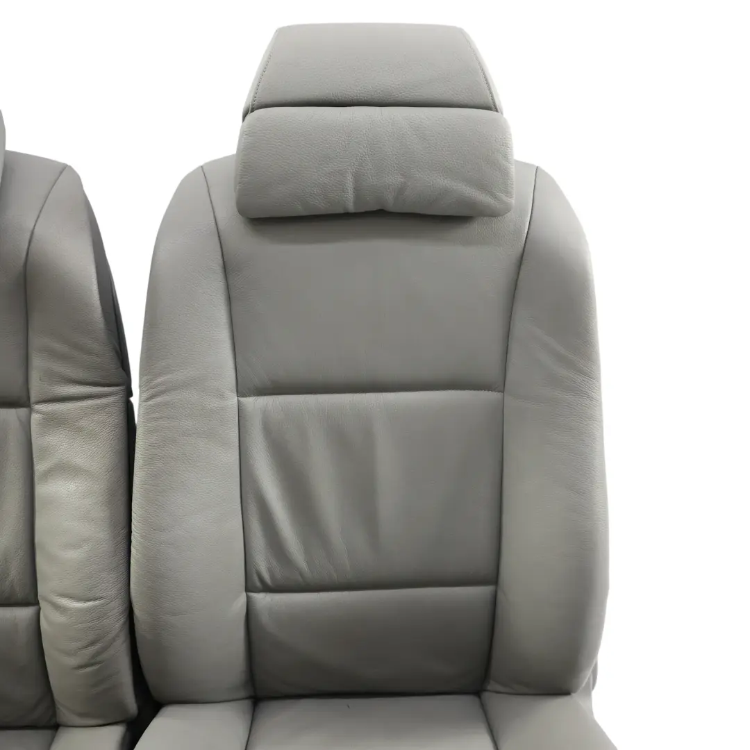 Seats Front Rear Leather Dakota Gray Electric Memory Heated Set to BMW E60 with Part number BMW-E60-SEATS-SET-LEATHER-GRAU-LCAD BMW E60 Seats Front Rear Leather Dakota Gray Electric Memory Heated Set - SKU BMW-E60-SEATS-SET-LEATHER-GRAU-LCAD - Part number BMW-E60-SEATS-SET-LEATHER-GRAU-LCAD