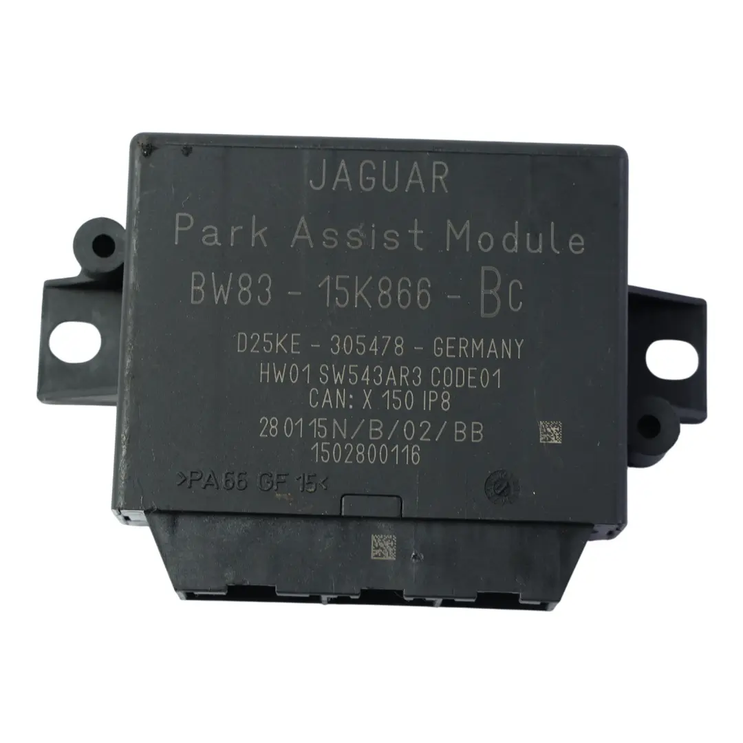 Módulo Control Ayuda Aparcamiento para Jaguar XF X250 con número de pieza BW83-15866-BC Jaguar XF X250 Módulo Control Ayuda Aparcamiento - SKU BW83-15866-BC - Número de pieza BW83-15866-BC