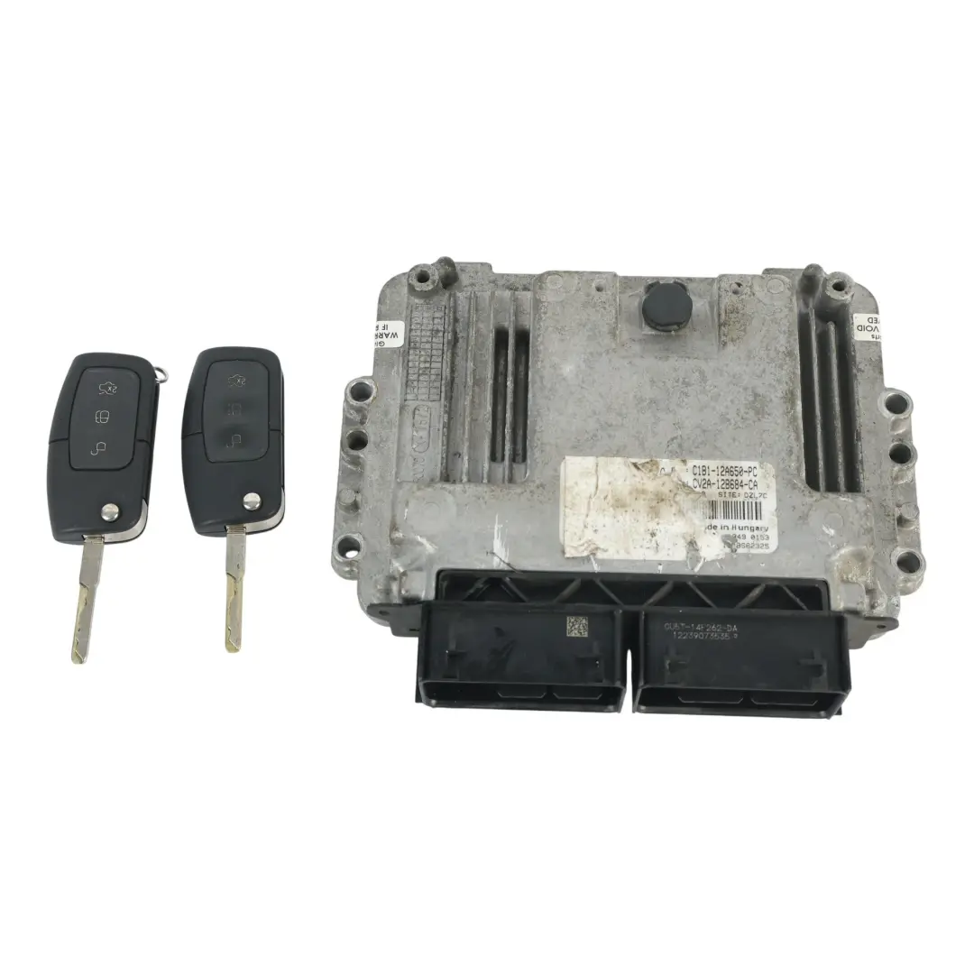 Ford Fiesta Mk7 Centralina Motore ECU 1.0 Benzina 80hp - SKU C1B1-12A650-PC - Numero di parte C1B1-12A650-PC