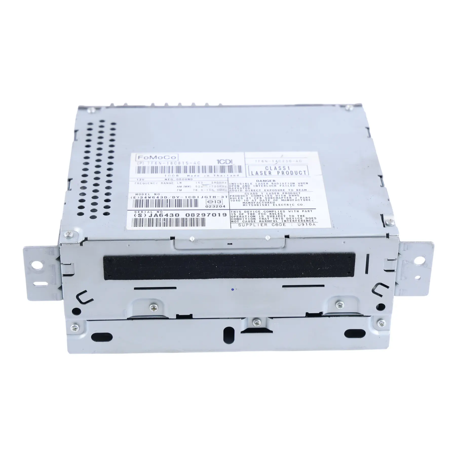 Jaguar XF X250 Information Sound System Module Audio Equipment 7F6N-14C230-AC