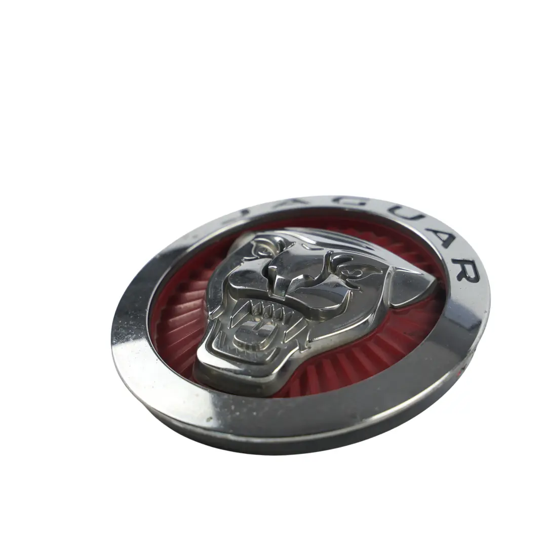 Jaguar XF X260 Stemma Emblema Griglia Paraurti Anteriore Rosso Logo - SKU C2D52972 - Numero di parte C2D52972