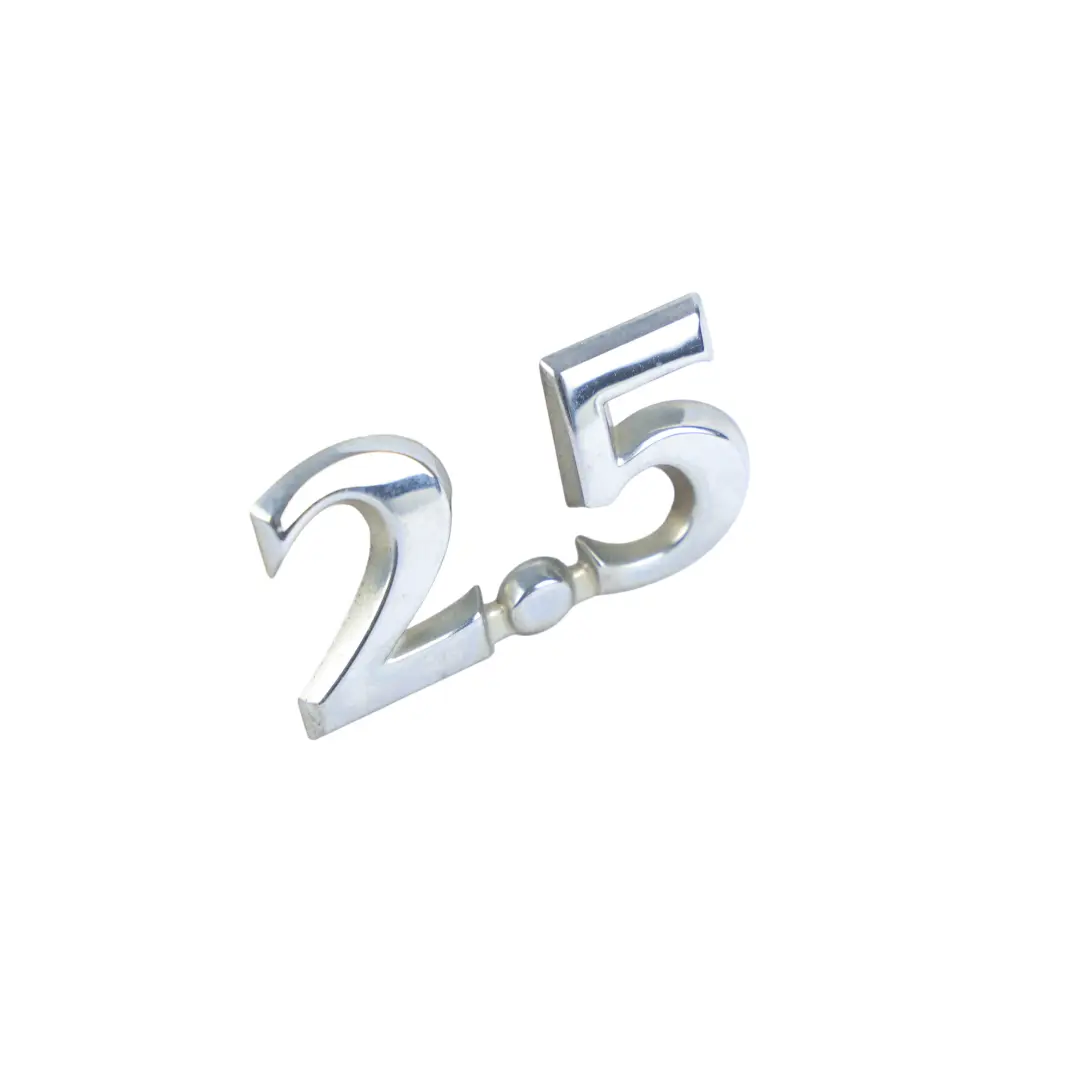 Boot Lid Badge Emblem Chrome 2.5 1X43-43156-DA to Jaguar X-Type X400 Rear with Part number C2S11255 Jaguar X-Type X400 Rear Boot Lid Badge Emblem Chrome 2.5 1X43-43156-DA - SKU C2S11255 - Part number C2S11255