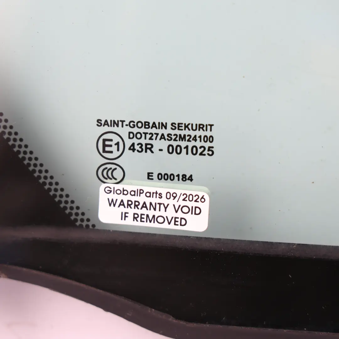 Jaguar X-Type X400 Saloon Door Quarter Window Glass AS2 Rear Right O/S - SKU C2S42272 - Part number C2S42272