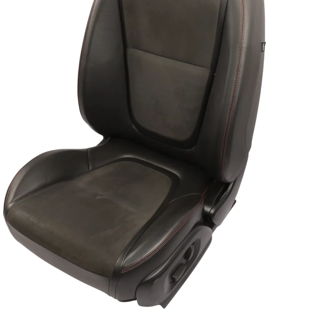 Jaguar XF X250 Front Seat Electric Heated Left N/S Black Leather Red Stitching - SKU C2Z27857CHT-1 - Part number C2Z27857CHT