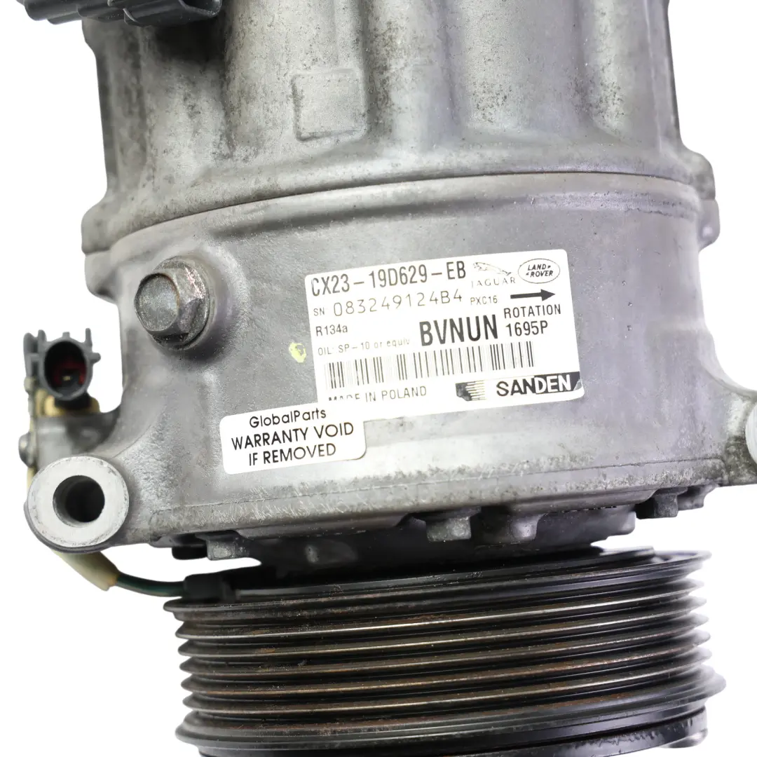 Compresseur Climatisation 2.2 Diesel 224DT CX23-19D629-EB pour Jaguar XF X250 à propos du numéro de pièce C2Z29596 Jaguar XF X250 Compresseur Climatisation 2.2 Diesel 224DT CX23-19D629-EB - SKU C2Z29596- - Numéro de pièce C2Z29596