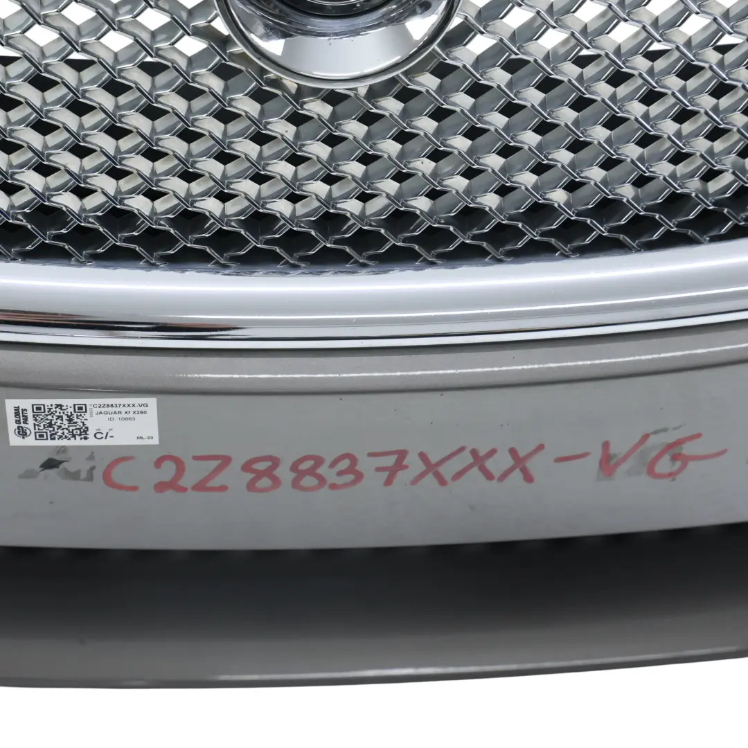 Jaguar XF X250 Zderzak Przedni Vapour Grey Szary - JBC2041 - SKU C2Z8837XXX-VG - Numer Części C2Z8837XXX