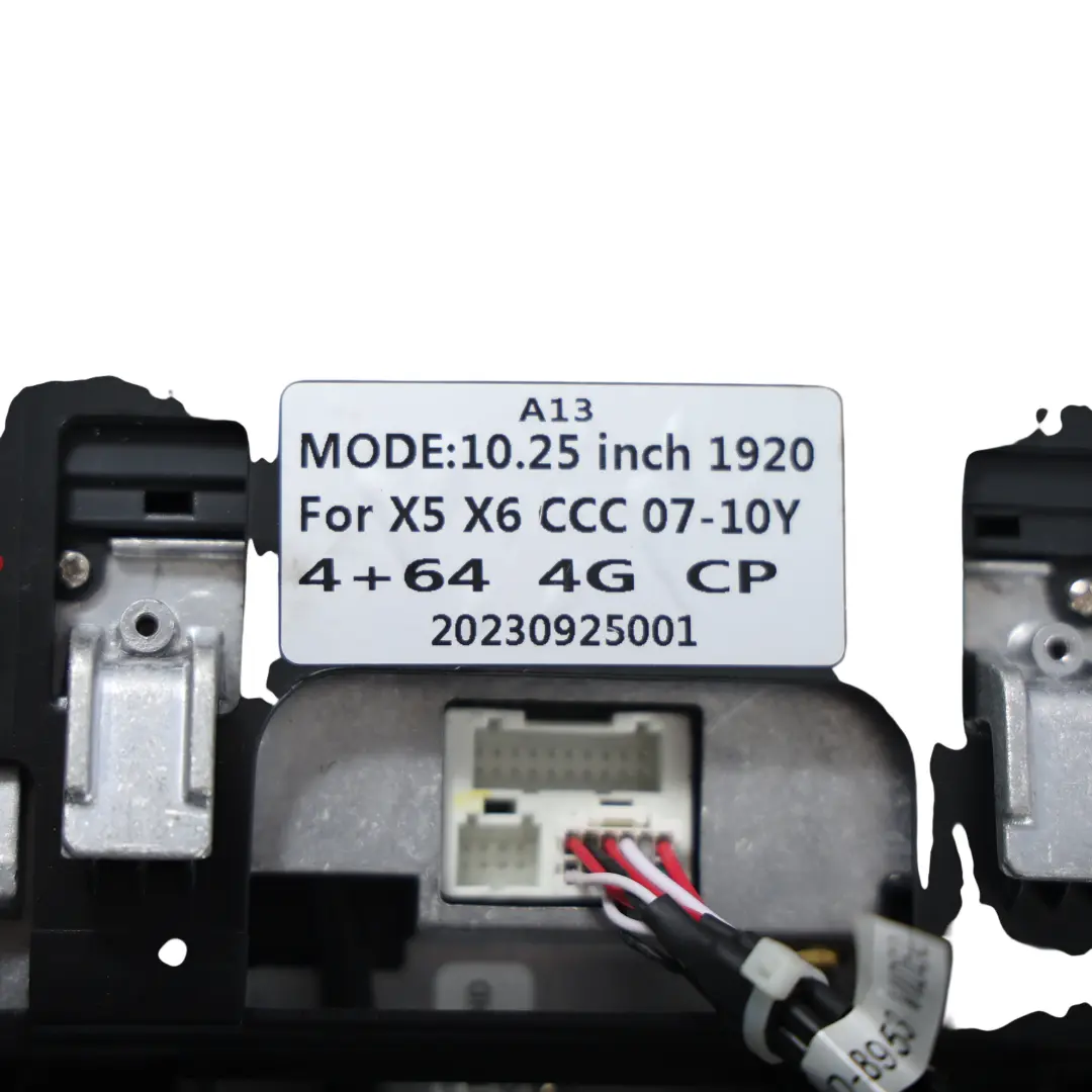 Radio Navigation Display Screen 10.25" Android 4+64 4G CP to BMW E70 Car with Part number CCC-07-10Y BMW E70 Car Radio Navigation Display Screen 10.25" Android 4+64 4G CP - SKU CCC-07-10Y - Part number CCC-07-10Y