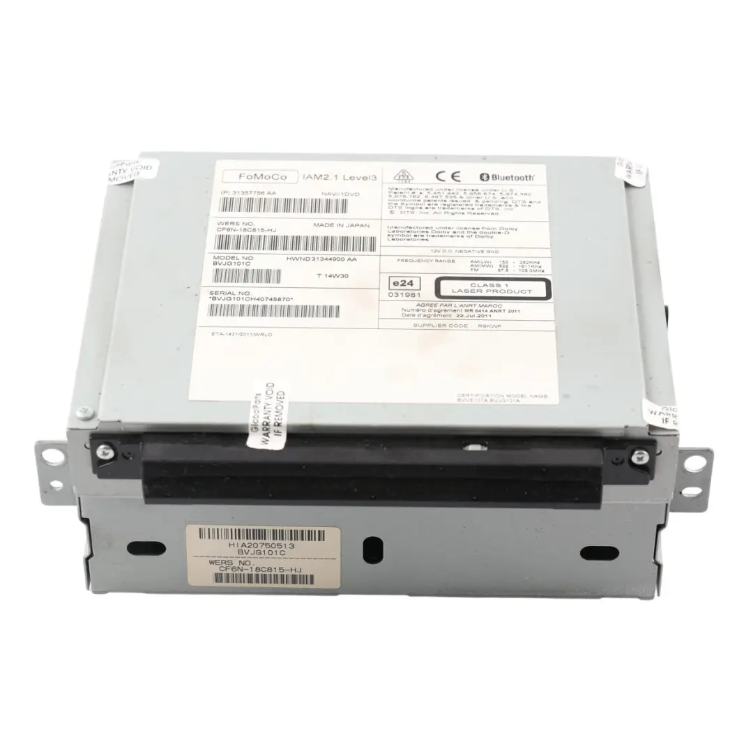 Land Range Rover Evoque L538 Radio Stereo CD Player Head Unit - SKU CF6N-18C815-HJ - Part number CF6N-18C815-HJ