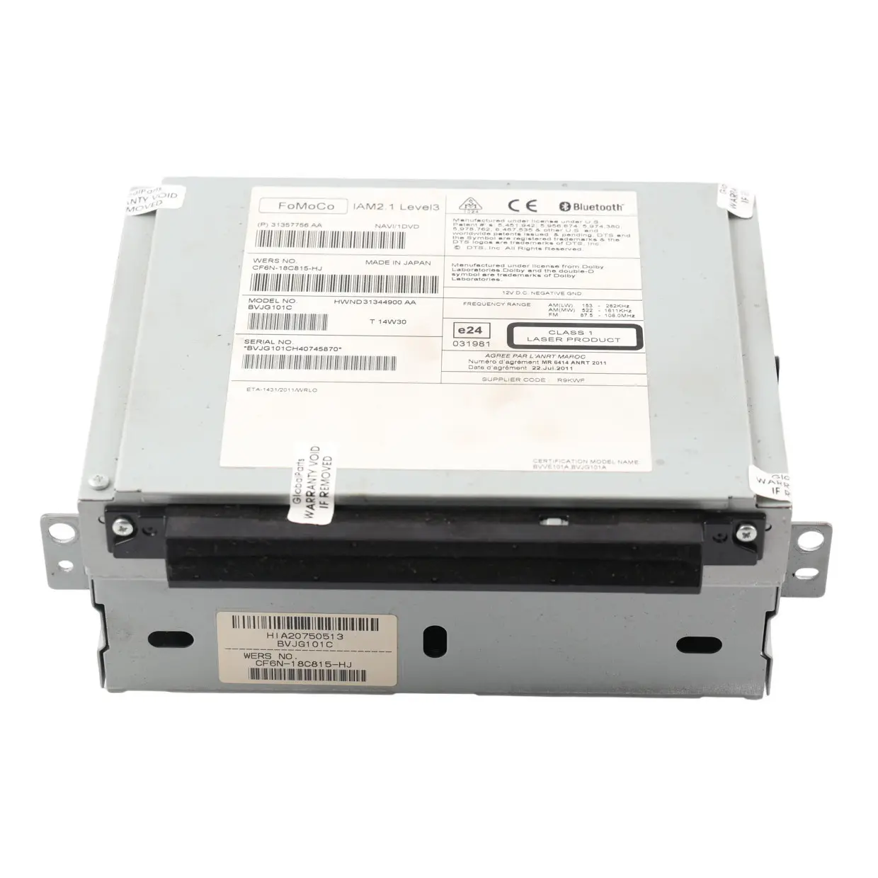 Land Range Rover Evoque L538 Radio Stereo CD Player Head Unit CF6N-18C815-HJ