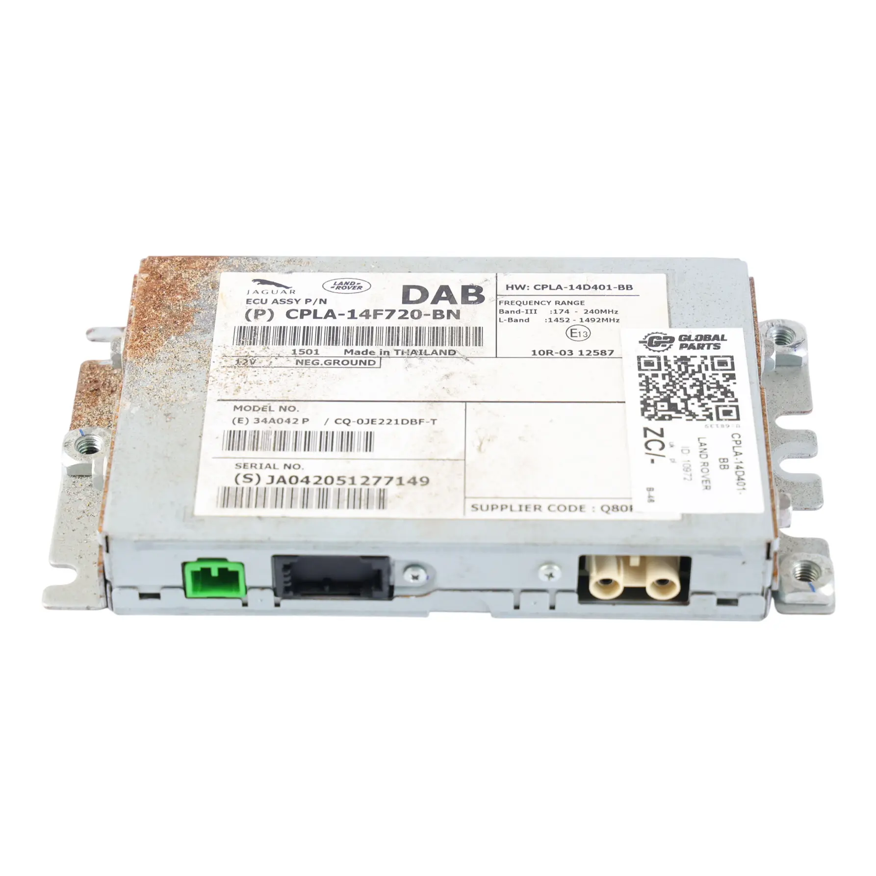 Range Rover L494 Jaguar XF X250 DAB Radio Control Unit Module CPLA-14F720-BN