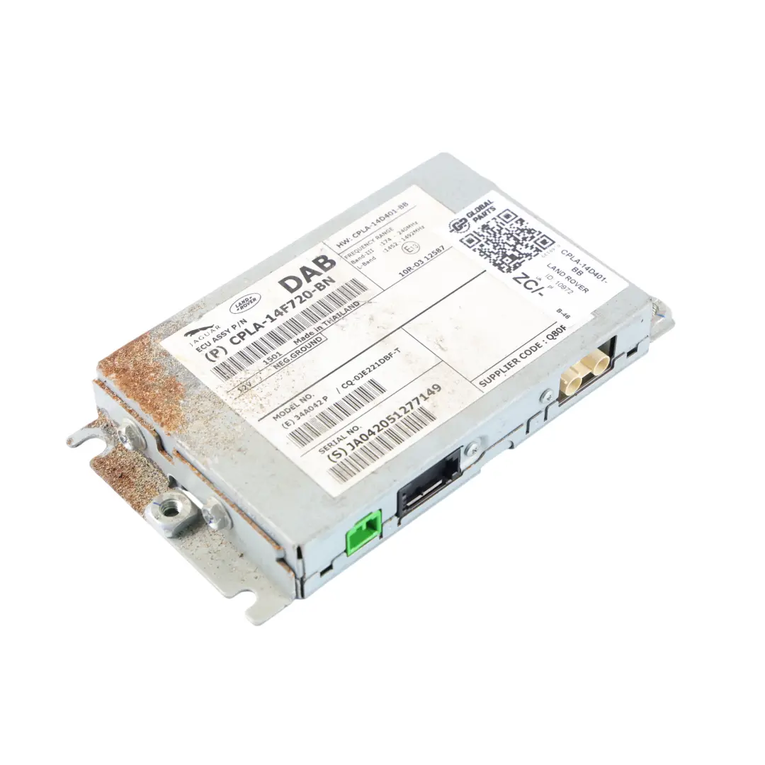 DAB Radio Control Unit Module CPLA-14F720-BN to Range Rover L494 Jaguar XF X250 with Part number CPLA-14D401-BB Range Rover L494 Jaguar XF X250 DAB Radio Control Unit Module CPLA-14F720-BN - SKU CPLA-14D401-BB - Part number CPLA-14D401-BB