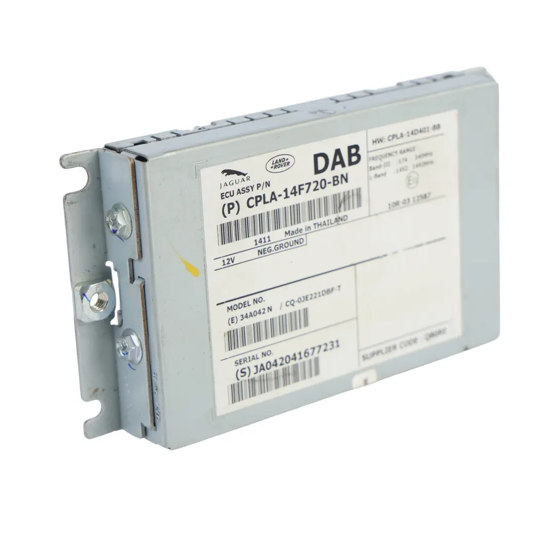 Jaguar XF X250 Modulo Ricevitore Radio DAB Unità di Controllo CPLA-14F720-BL - SKU CPLA-14F720-BN - Numero di parte CPLA-14F720-BN