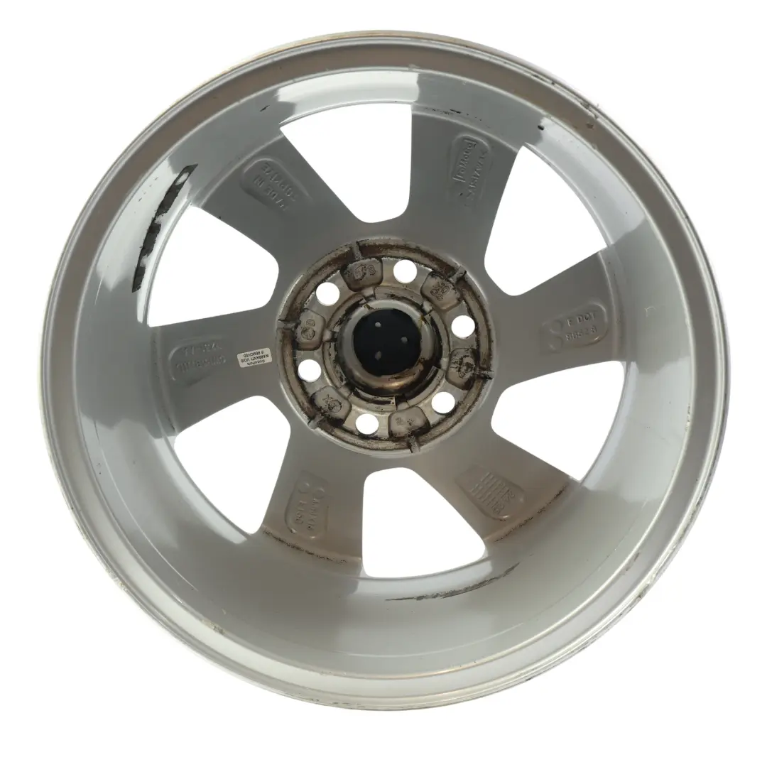 Alloy Wheel Rim Silver 16" 6.5J ET:50 to Ford Transit Custom with Part number CWP5B-PZ31-AA Ford Transit Custom Alloy Wheel Rim Silver 16" 6.5J ET:50 - SKU CWP5B-PZ31-AA-SL1 - Part number CWP5B-PZ31-AA