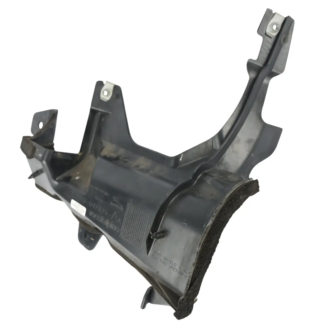 Heat Shield Cover Bracket Left N/S to Jaguar XF X250 with Part number CX23-017A19-AA Jaguar XF X250 Heat Shield Cover Bracket Left N/S - SKU CX23-017A19-AA - Part number CX23-017A19-AA