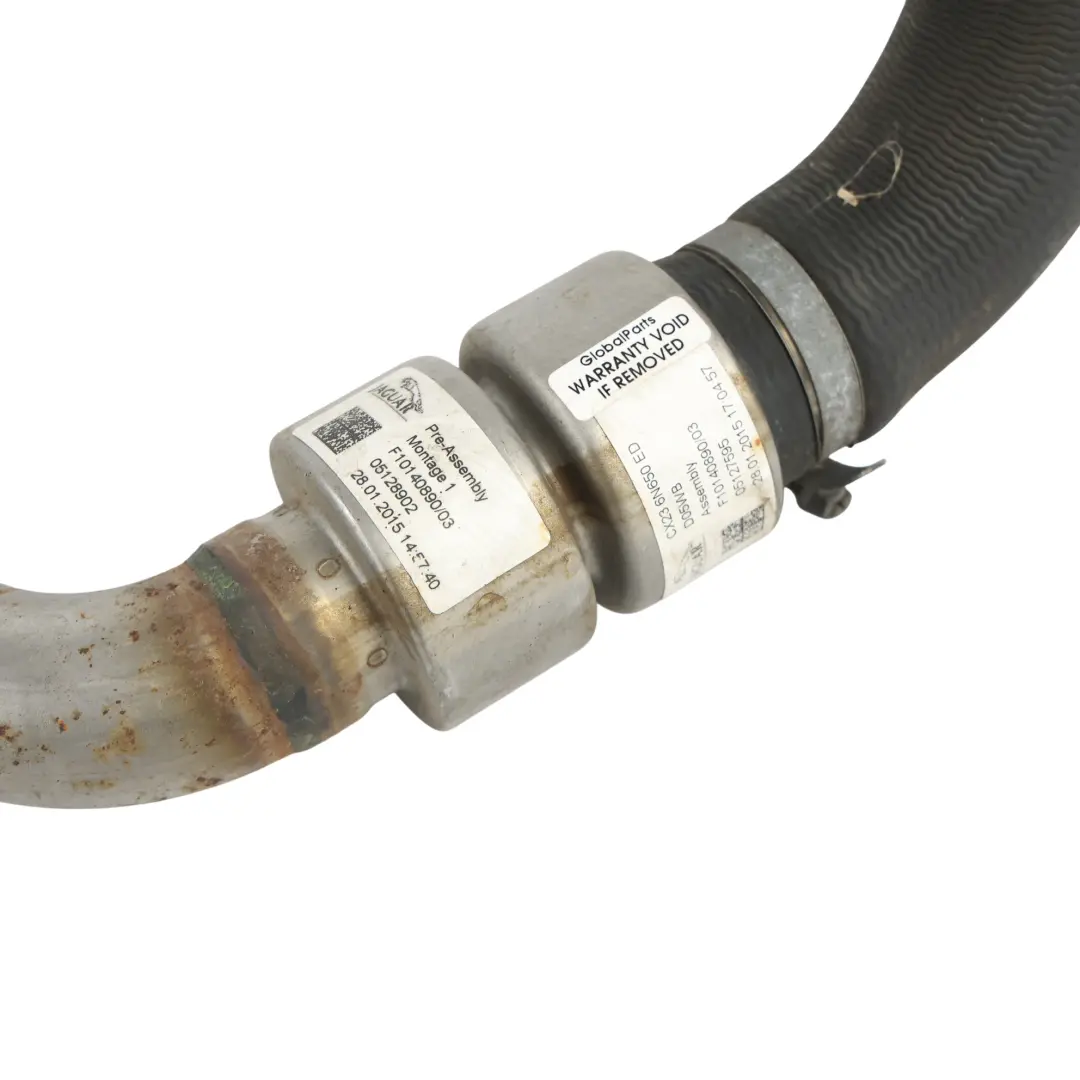 Jaguar XF X250 Intercooler Pipe Hose Tube Right Side O/S - SKU CX23-6N650-ED - Part number CX23-6N650-ED