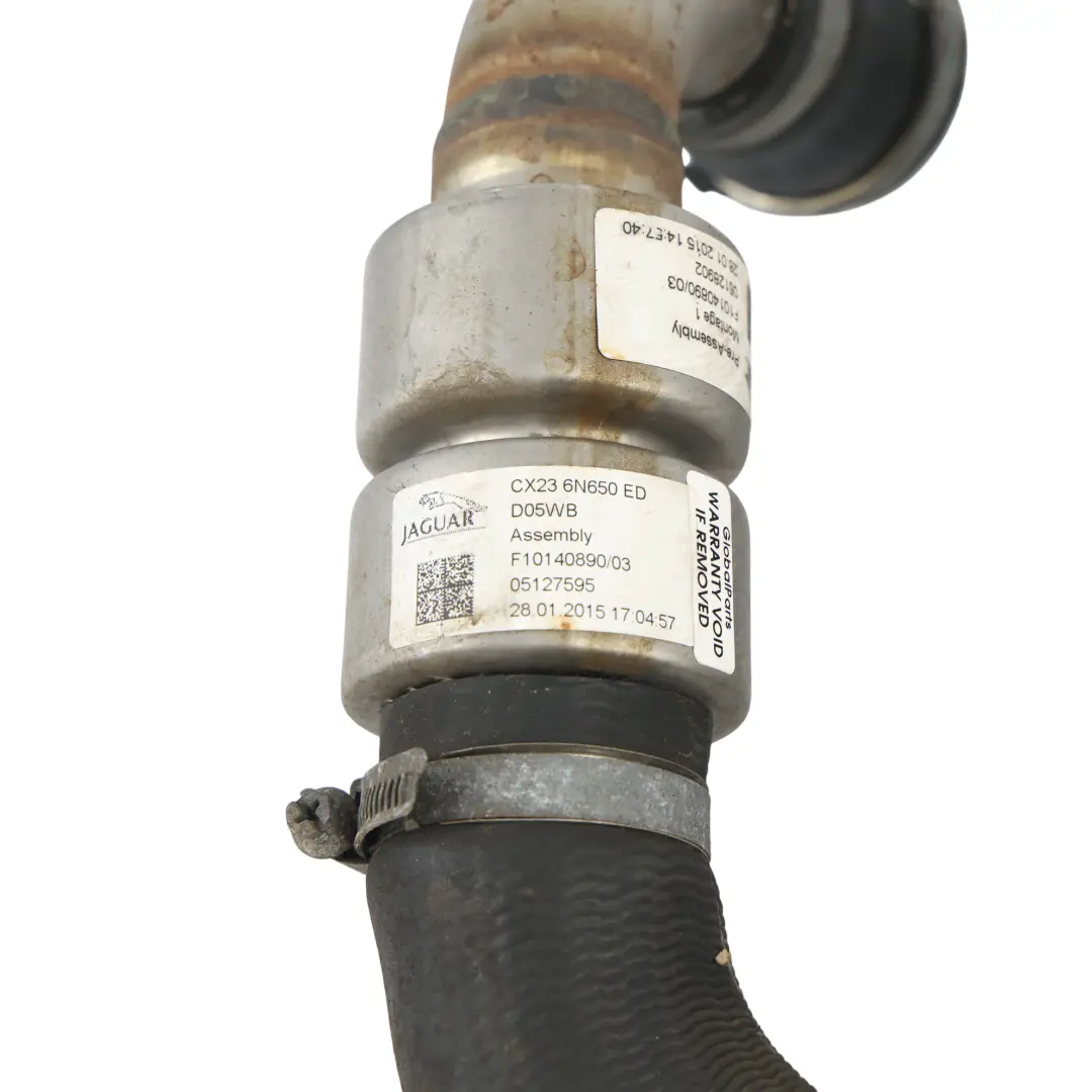Jaguar XF X250 Intercooler Pipe Hose Tube Right Side O/S - SKU CX23-6N650-ED - Part number CX23-6N650-ED