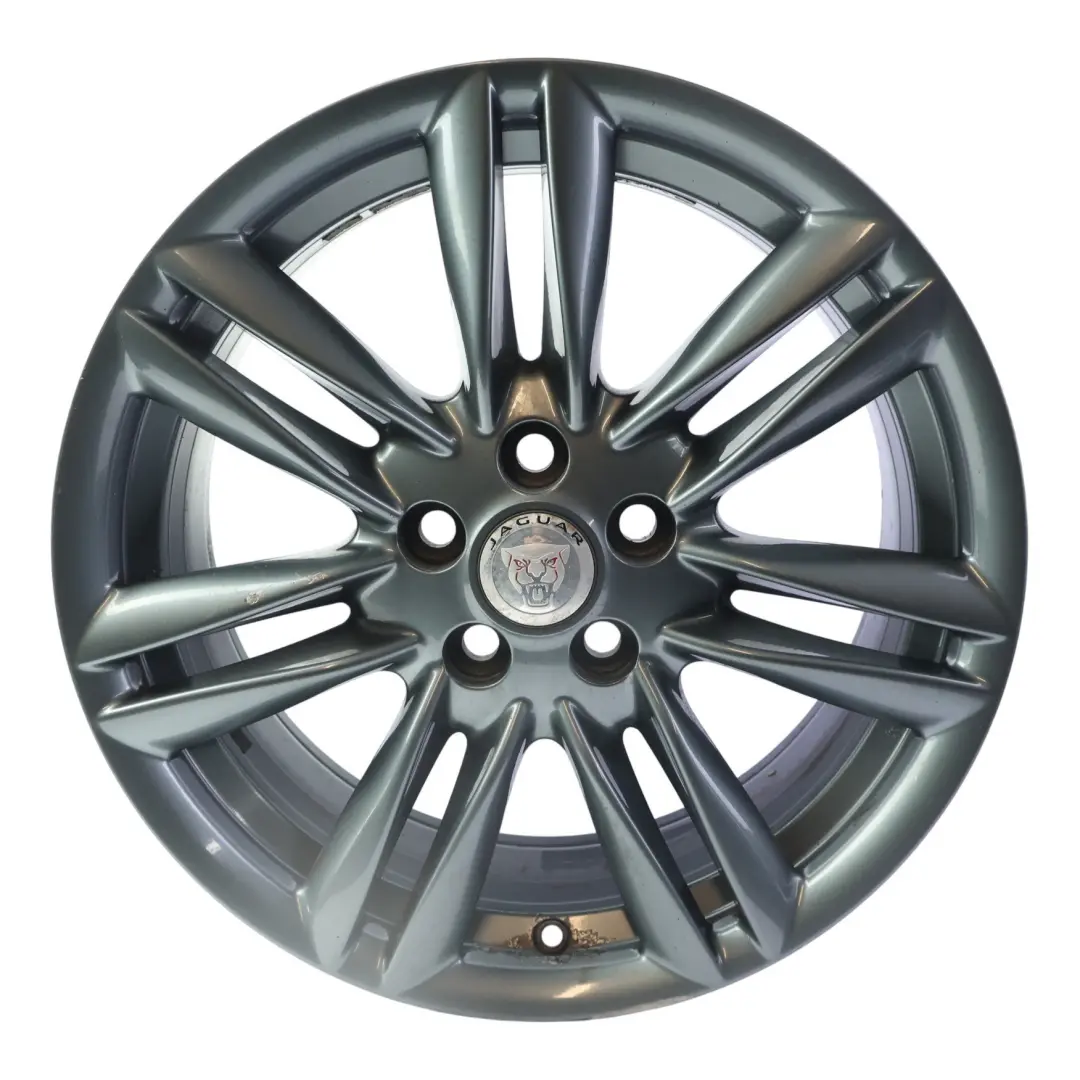 Alloy Rim 17" 7.5J ET:49 to Jaguar XF X250 Silver Wheel with Part number CX23-DB Jaguar XF X250 Silver Wheel Alloy Rim 17" 7.5J ET:49 - SKU CX23-DB-4 - Part number CX23-DB