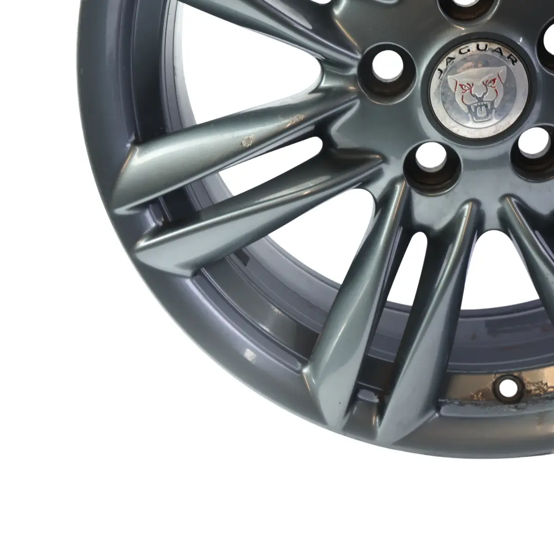 Alloy Rim 17" 7.5J ET:49 to Jaguar XF X250 Silver Wheel with Part number CX23-DB Jaguar XF X250 Silver Wheel Alloy Rim 17" 7.5J ET:49 - SKU CX23-DB-4 - Part number CX23-DB