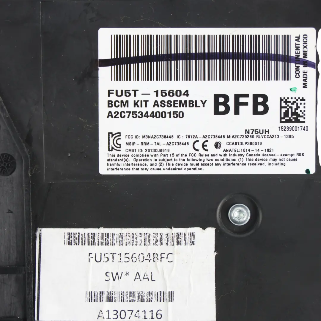 Ford Mondeo Mk5 Moduł BCM ECU Skrzynka Bezpieczników FU5T-15604-BFB - SKU DG9T-14B476-B - Numer Części DG9T-14B476-B