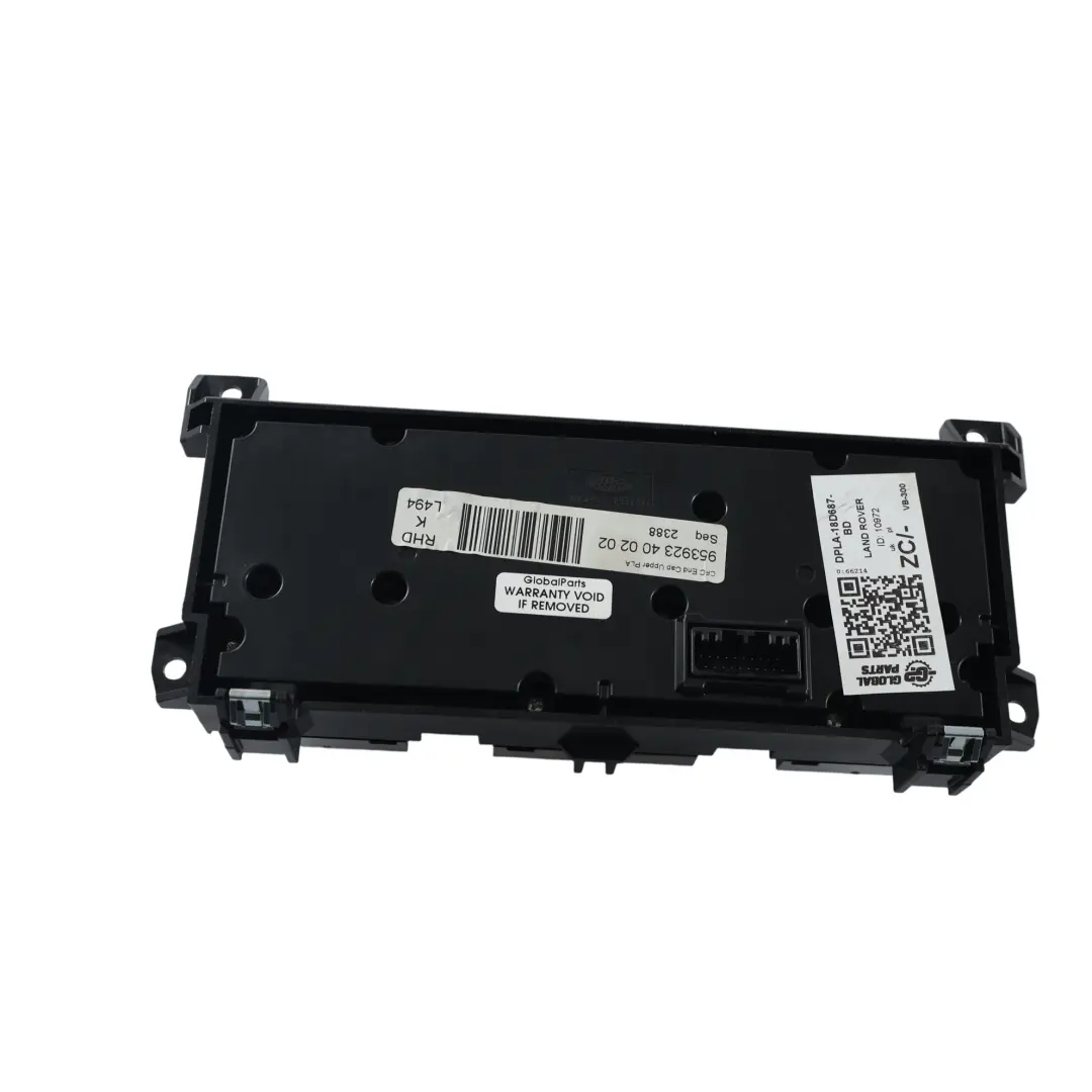 Land Rover Range Rover Sport L494 L405 Heizungsbedienteil Klima - SKU DPLA-18D687-BD - Teilenummer DPLA-18D687-BD