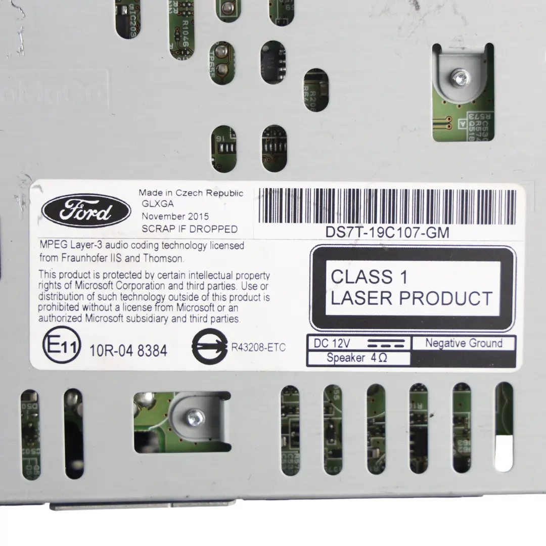Ford Mondeo MK5 Radio CD Lecteur Audio Unité Commande - SKU DS7T-19C107-GM - Numéro de pièce DS7T-19C107-GM