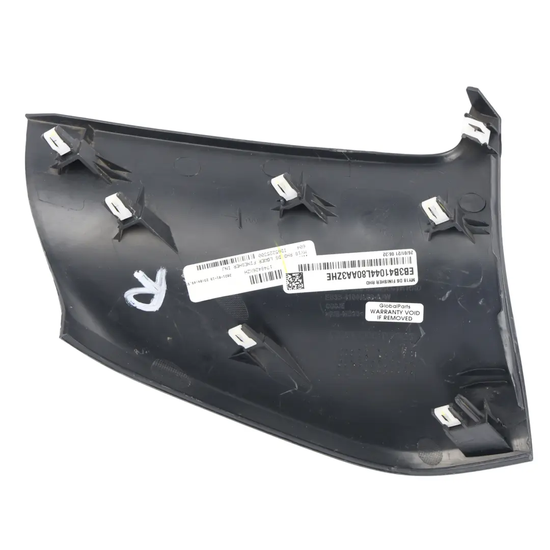 Mk6 Dashboard Trim Cover Front Right O/S EB3B-4104608-AAW to Ford Ranger Wildtrak with Part number EB3B-41044L80-AA Ford Ranger Wildtrak Mk6 Dashboard Trim Cover Front Right O/S EB3B-4104608-AAW - SKU RHD-2216702 - Part number EB3B-41044L80-AA