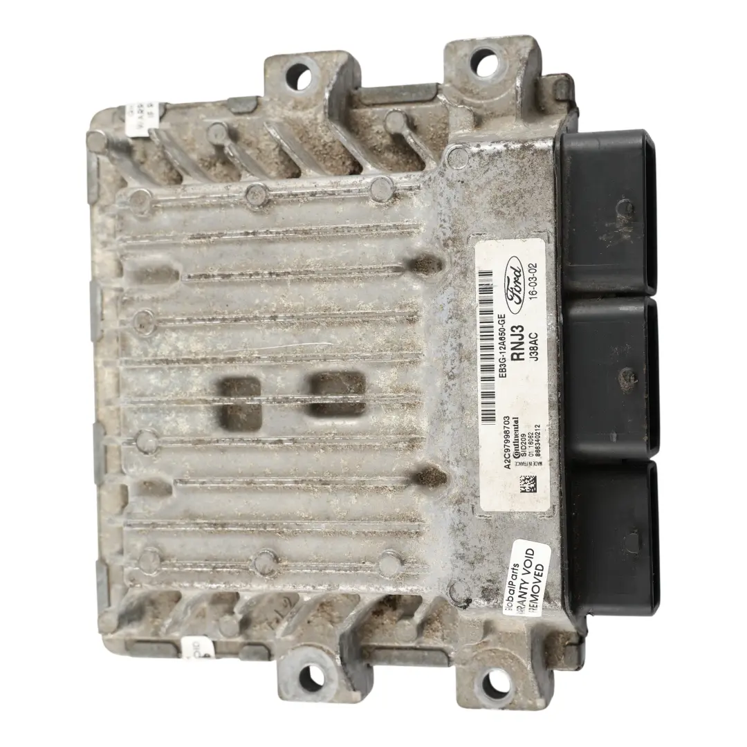 Ford Ranger Mk4 Engine ECU Control Unit 2.2 TDCi 161HP Automatic - SKU EB3G-12A650-GE - Part number EB3G-12A650-GE
