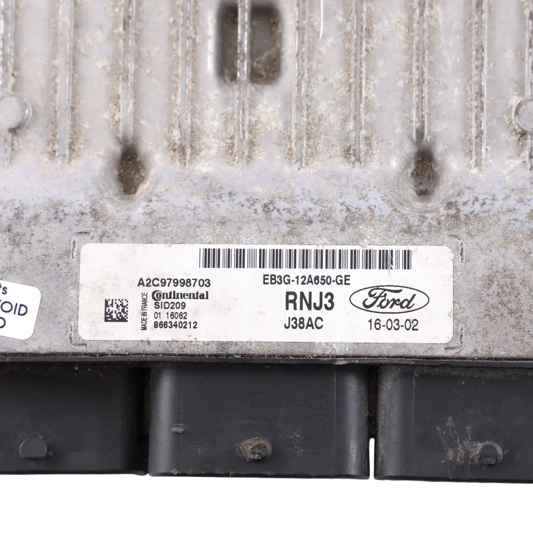 Ford Ranger Mk4 Sterownik Silnika 2.2 TDCi 161HP Automat - SKU EB3G-12A650-GE - Numer Części EB3G-12A650-GE
