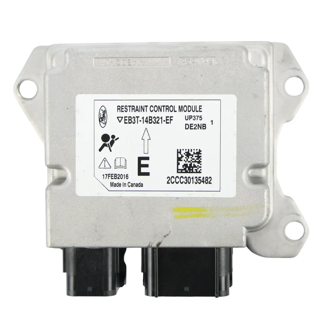 Ford Ranger Lim Air Module Unidad Control ECU SRS - SKU EB3T-14B321-EF - Número de pieza EB3T-14B321-EF