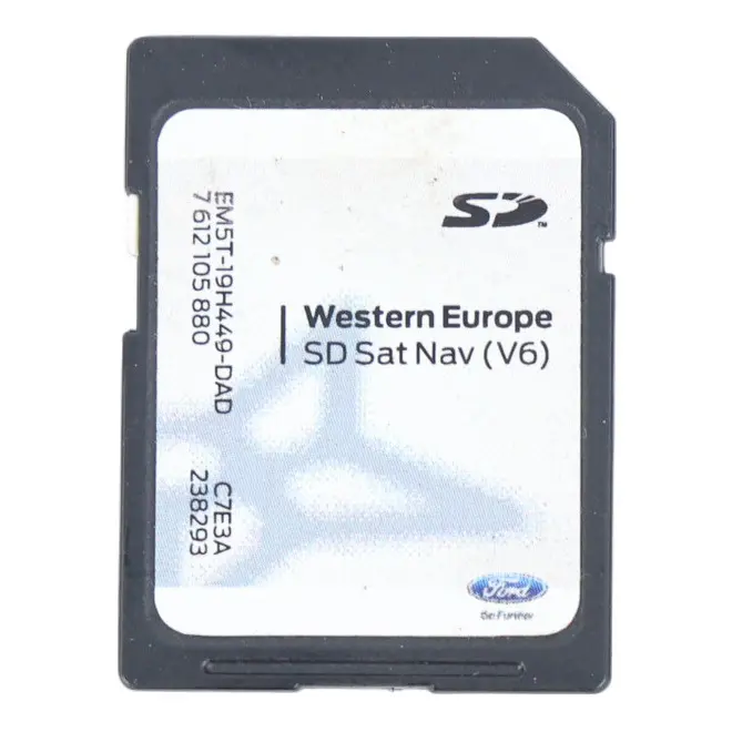 Ford Fiesta Mk7 Karta SD Mapa Europa Nawigacja SAT EM5T-19H449-DAD