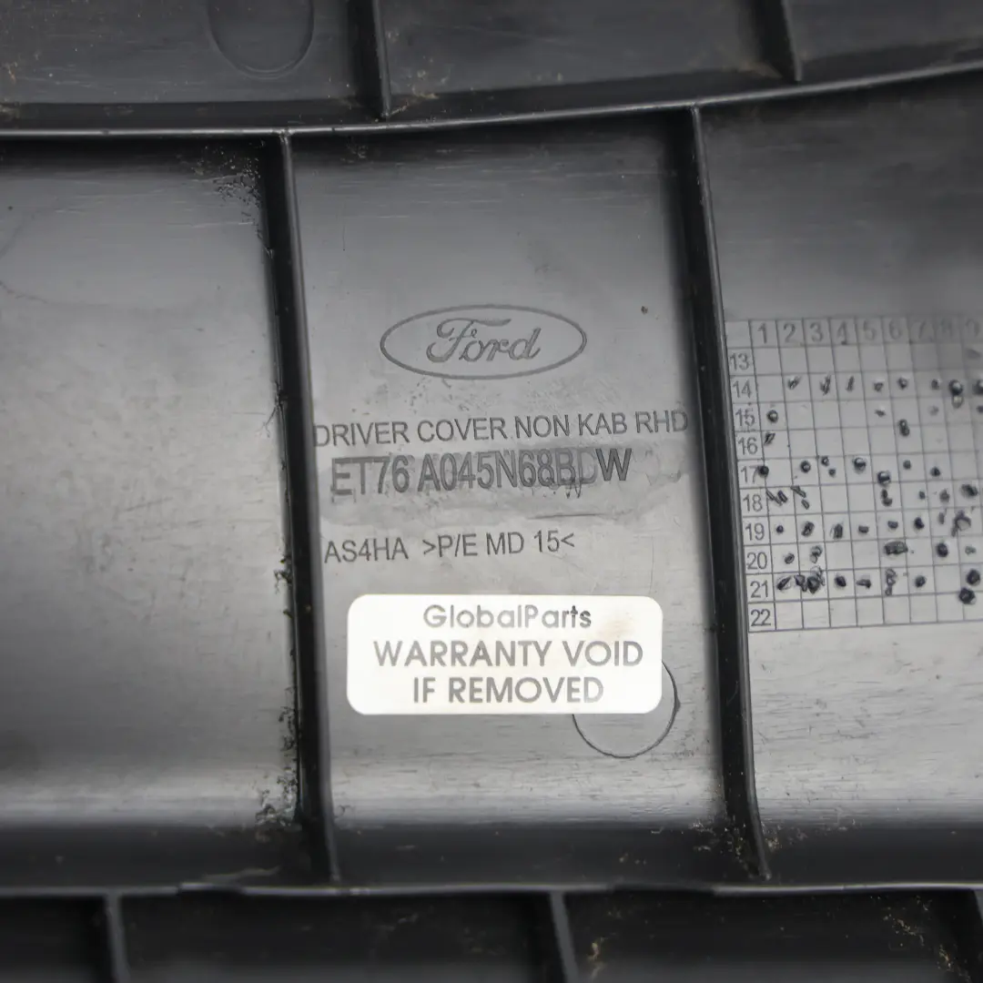 Ford Transit Courier Mk2 Rivestimento Copertura Destro - SKU ET76-A045N68-BDW - Numero di parte ET76-A045N68-BDW