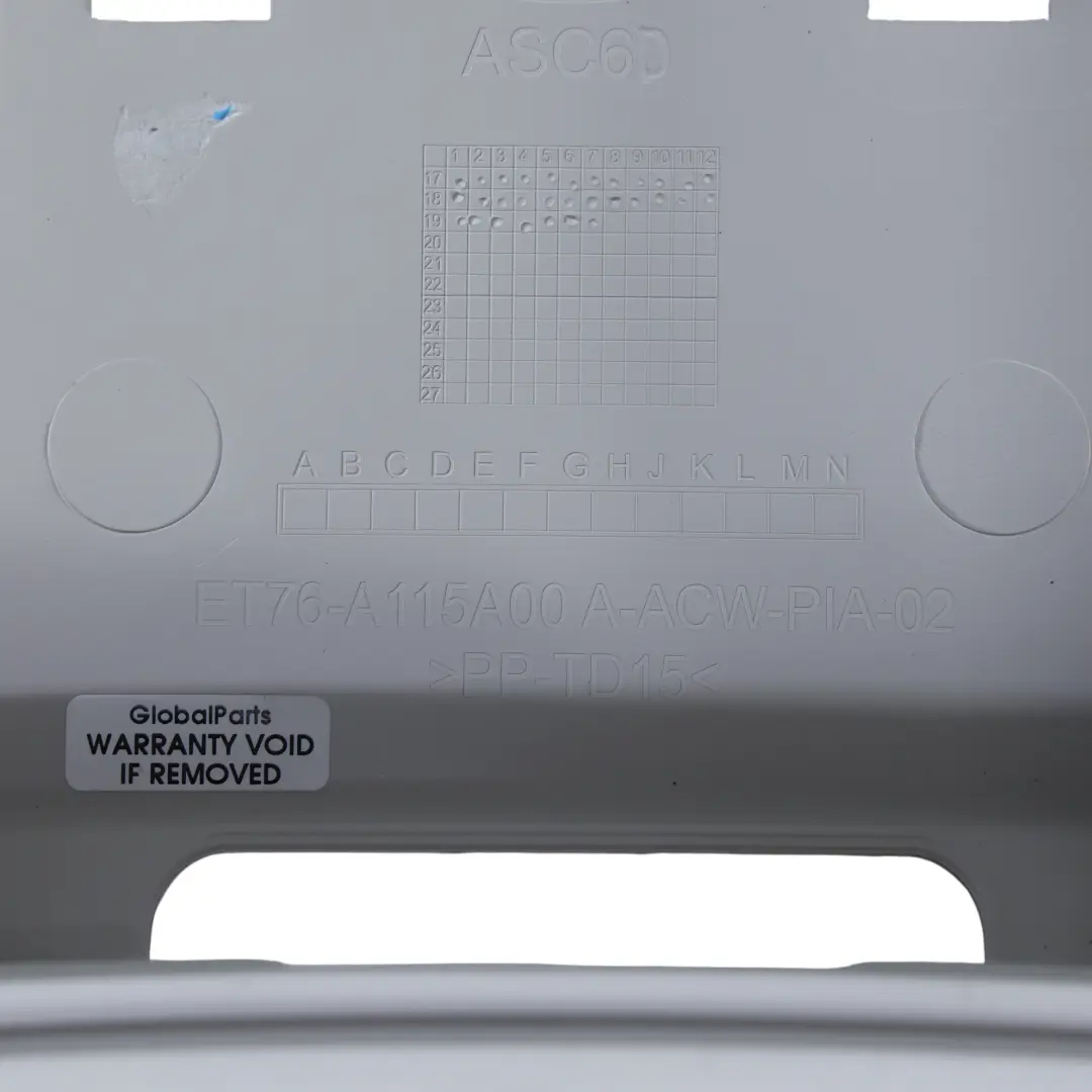 Innen Dachverkleidung Himmel Blende W für Ford Transit Courier mit Teilenummer ET76-A115A00-AL Ford Transit Courier Innen Dachverkleidung Himmel Blende W - SKU ET76-A115A00-AL - Teilenummer ET76-A115A00-AL
