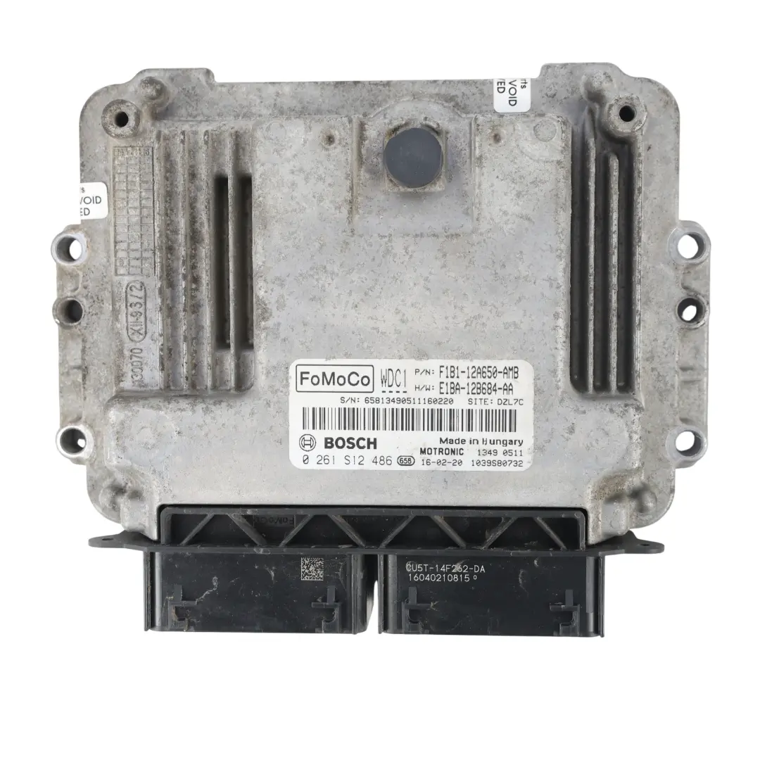 ECU 1.0 EcoBoost 100hp Manual + Key to Ford Fiesta Mk7 with Part number F1B1-12A650-AMB Ford Fiesta Mk7 ECU 1.0 EcoBoost 100hp Manual + Key - SKU F1B1-12A650-AMB-1 - Part number F1B1-12A650-AMB