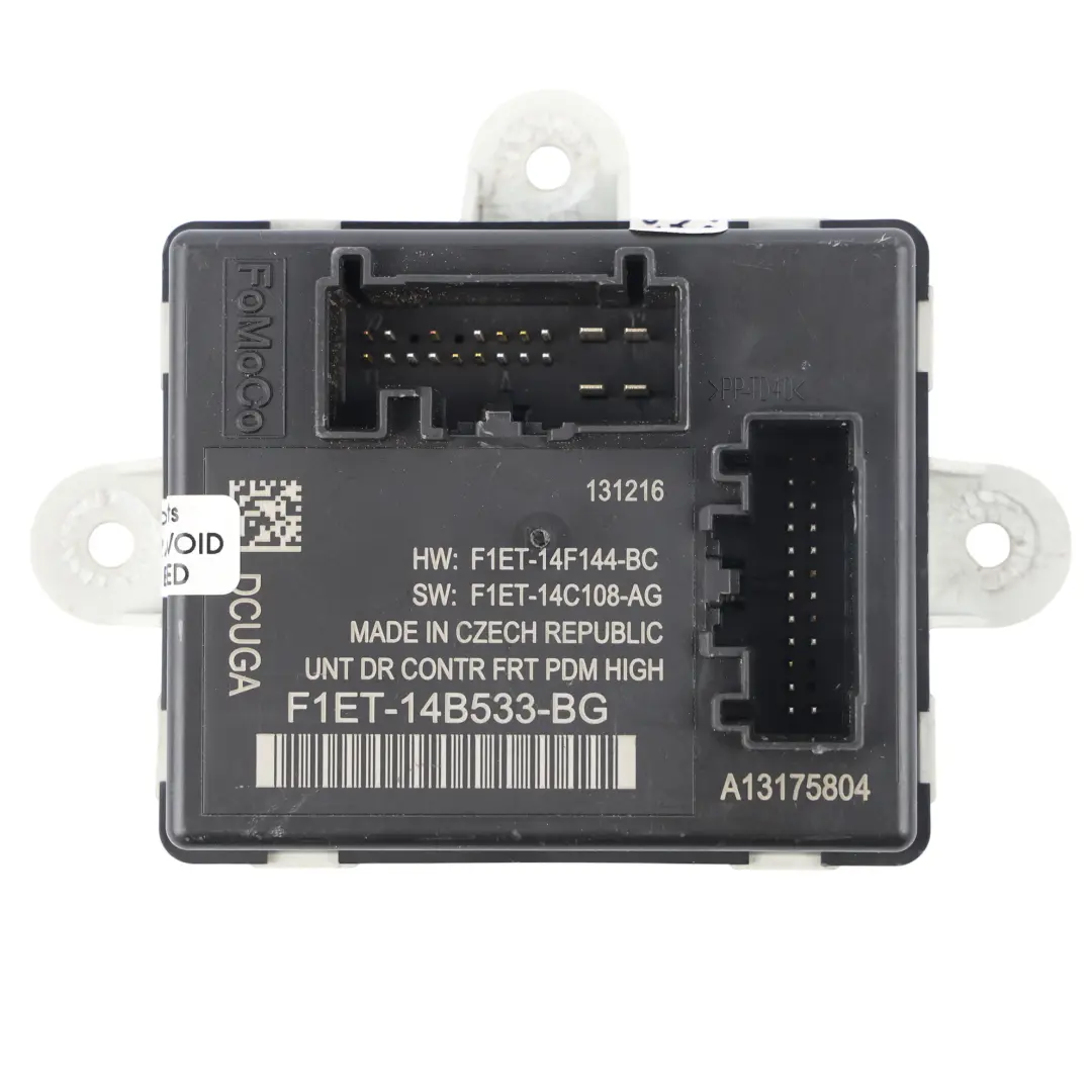 Ford Kuga MK2 C-Max Module Commande Porte Avant Passager - SKU F1ET-14B533-BG - Numéro de pièce F1ET-14B533