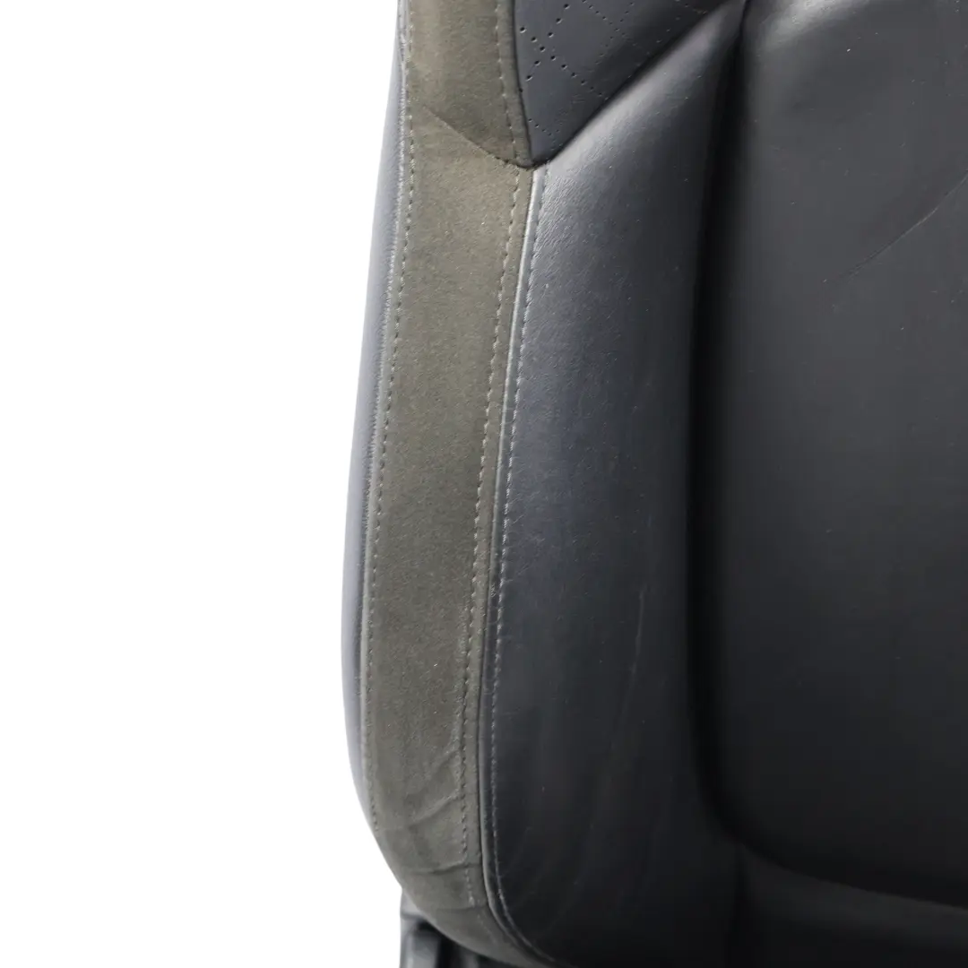 Mini F56 Asientos Deportivos Calefactables Cuero Cross Punch Carbono Negro Set - SKU F56-SPORT-CARBONBLACK-LEATHER-SEATS - Número de pieza F56-SPORT-CARBONBLACK-LEATHER