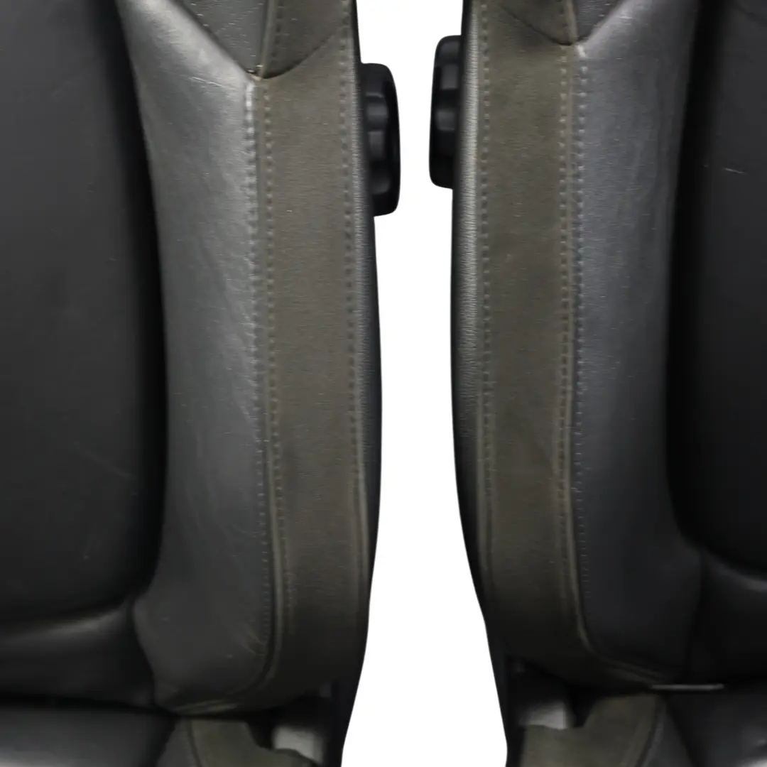 Asientos Deportivos Calefactables Cuero Cross Punch Carbono Negro Set para Mini F56 con número de pieza F56-SPORT-CARBONBLACK-LEATHER Mini F56 Asientos Deportivos Calefactables Cuero Cross Punch Carbono Negro Set - SKU F56-SPORT-CARBONBLACK-LEATHER-SEATS - Número de pieza F56-SPORT-CARBONBLACK-LEATHER