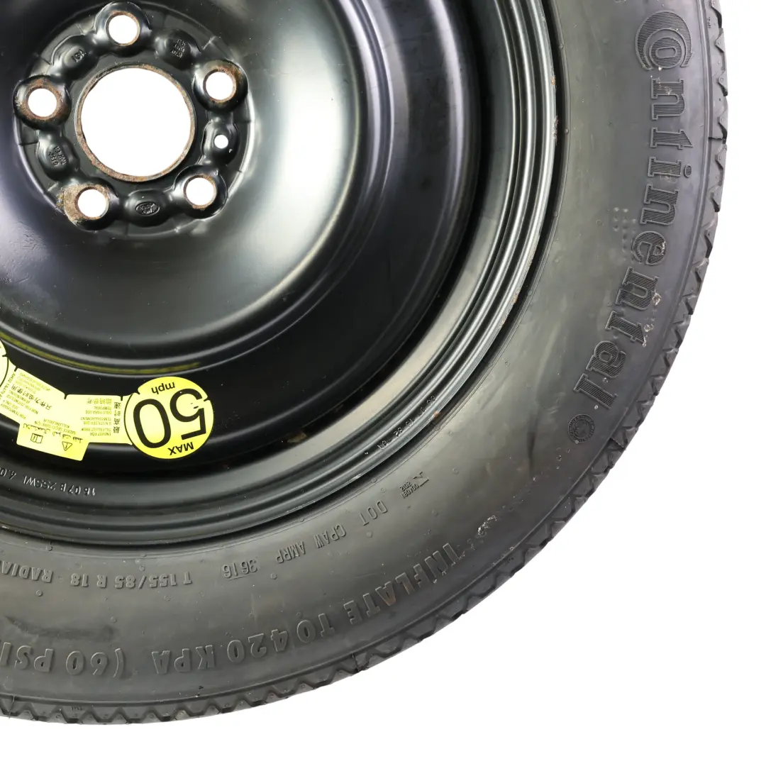Land Rover Discovery L550 Ruota Scorta 18" Continental 155/85 - SKU GJ32-1007-EA - Numero di parte GJ32-1007-EA