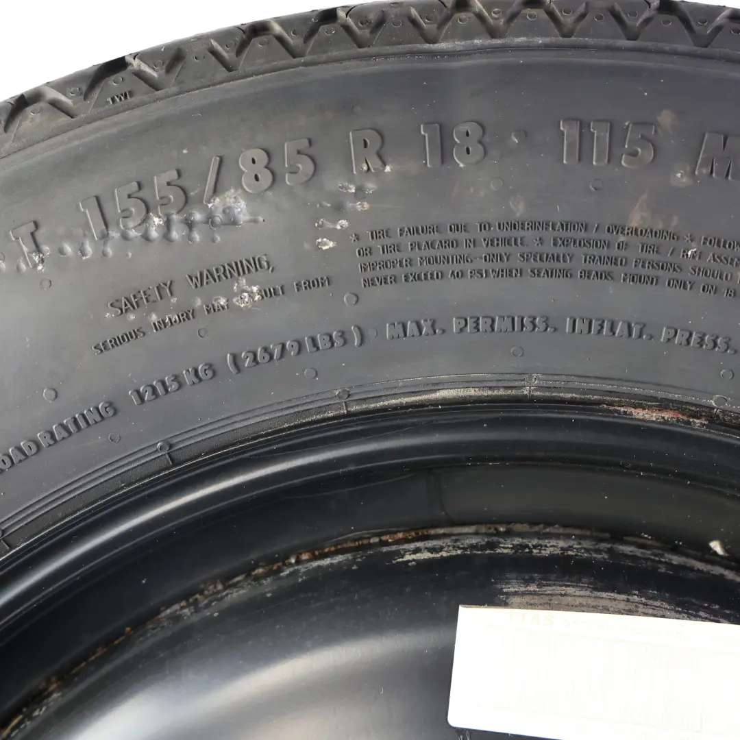 Land Rover Discovery L550 Ersatzrad 18" Continental 155/85 - SKU GJ32-1007-EA - Teilenummer GJ32-1007-EA