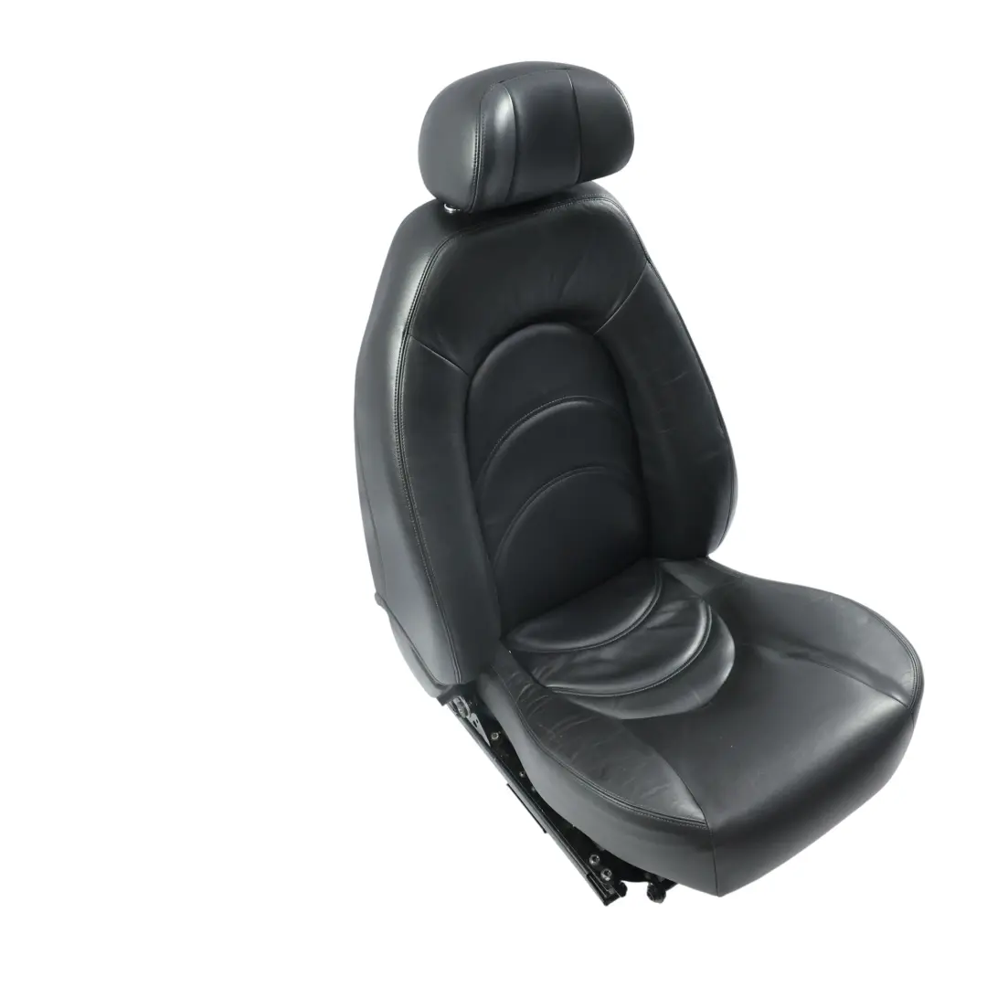Jaguar XK8 X100 Sedile Anteriore Sportivo Riscaldato Sinistro Pelle Nera - SKU GJE4303AA - Numero di parte GJE4303AA