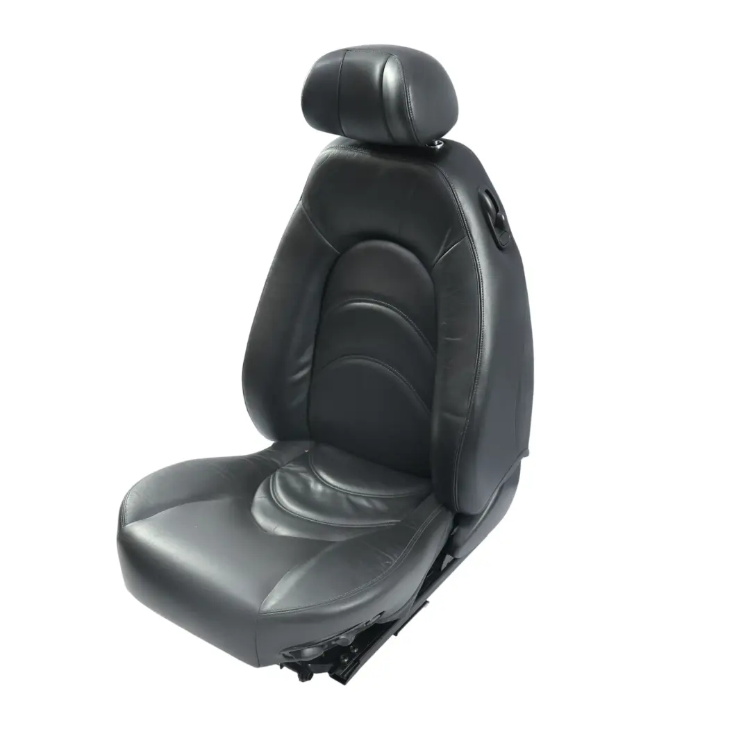 Jaguar XK8 X100 Front Sport Seat Heated Left N/S Black Leather - SKU GJE4303AA - Part number GJE4303AA