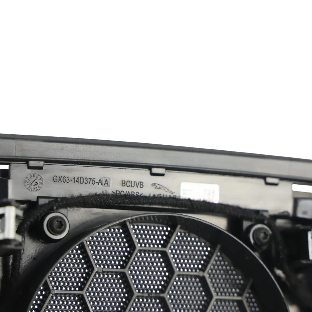 Dashboard Speaker Trim Cover Grille Panel to Jaguar XF X260 with Part number GX63-14D375-AA Jaguar XF X260 Dashboard Speaker Trim Cover Grille Panel - SKU GX63-14D375-AA - Part number GX63-14D375-AA