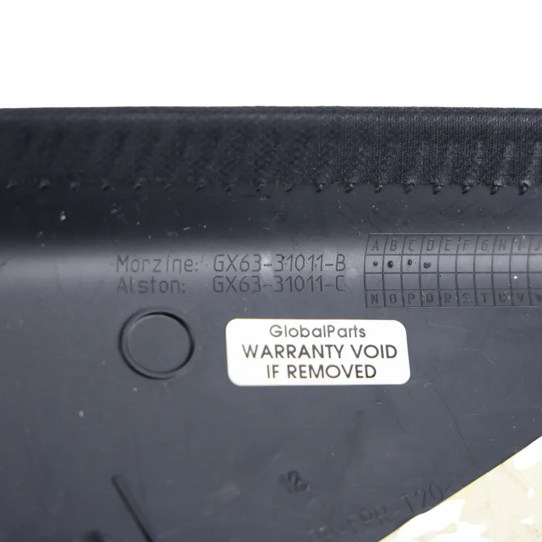D-Pillar Post Roof Headliner Black Trim Left N/S to Jaguar XF X260 with Part number GX63-31011-B Jaguar XF X260 D-Pillar Post Roof Headliner Black Trim Left N/S - SKU GX63-31011-B-1 - Part number GX63-31011-B