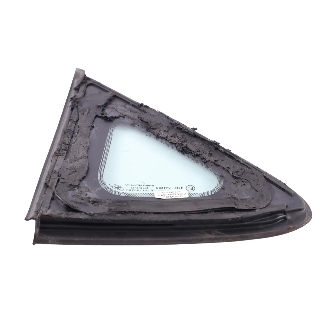 Mk8 Seitenscheibe Dreieck Hinten Rechts für Ford Fiesta mit Teilenummer H1BB-A29750-A Ford Fiesta Mk8 Seitenscheibe Dreieck Hinten Rechts - SKU H1BB-A29750-A - Teilenummer H1BB-A29750-A