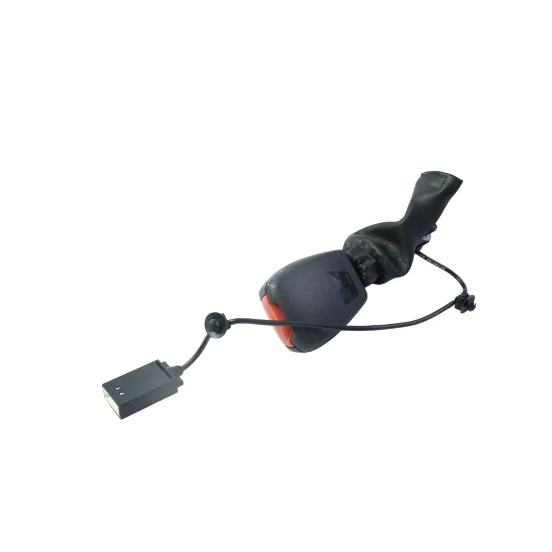 Jaguar XK8 X100 Front Seat Belt Buckle Lock Left Right N/O/S Black - SKU HJE-7017-AG - Part number HJE-7017-AG