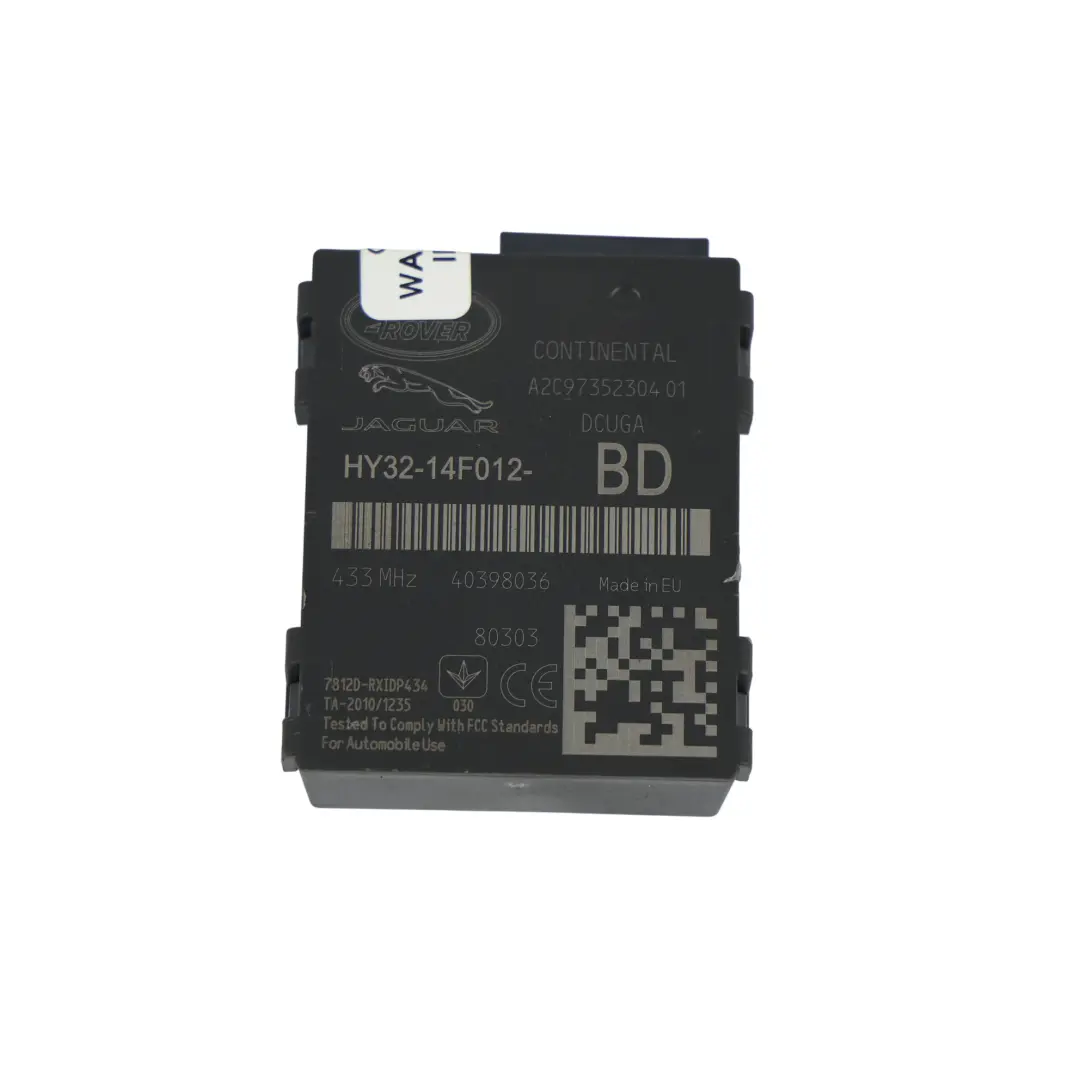 Tyre Pressure Control Unit to Jaguar XF X260 Range Rover Velar L560 with Part number HY32-14F012-BD Jaguar XF X260 Range Rover Velar L560 Tyre Pressure Control Unit - SKU HY32-14F012-BD - Part number HY32-14F012-BD