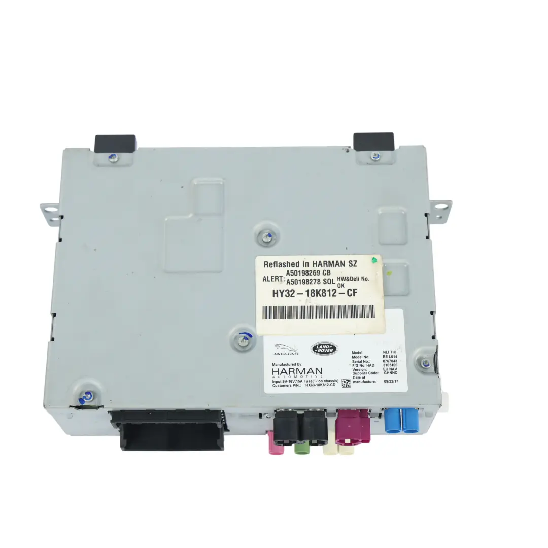 Radio Sat Nav Head Unit CD Player to Jaguar XF X260 F-Pace X761 with Part number HY32-18K812-CF Jaguar XF X260 F-Pace X761 Radio Sat Nav Head Unit CD Player - SKU HY32-18K812-CF - Part number HY32-18K812-CF