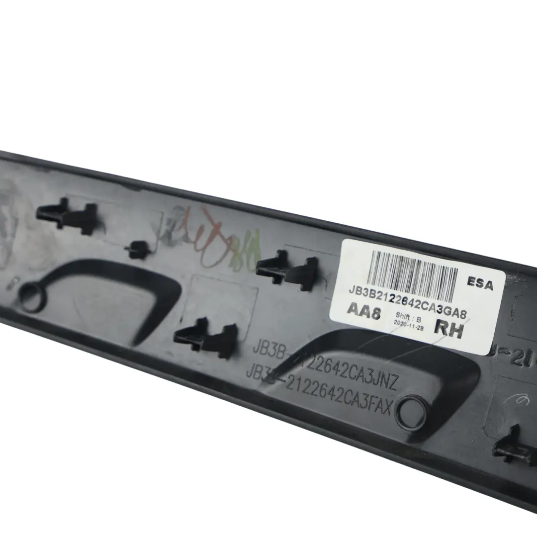 Ford Ranger Front Door Handle Plastic Black Right Side O/S - SKU JB3B-22642-CAW - Part number JB3B-22642-CAW