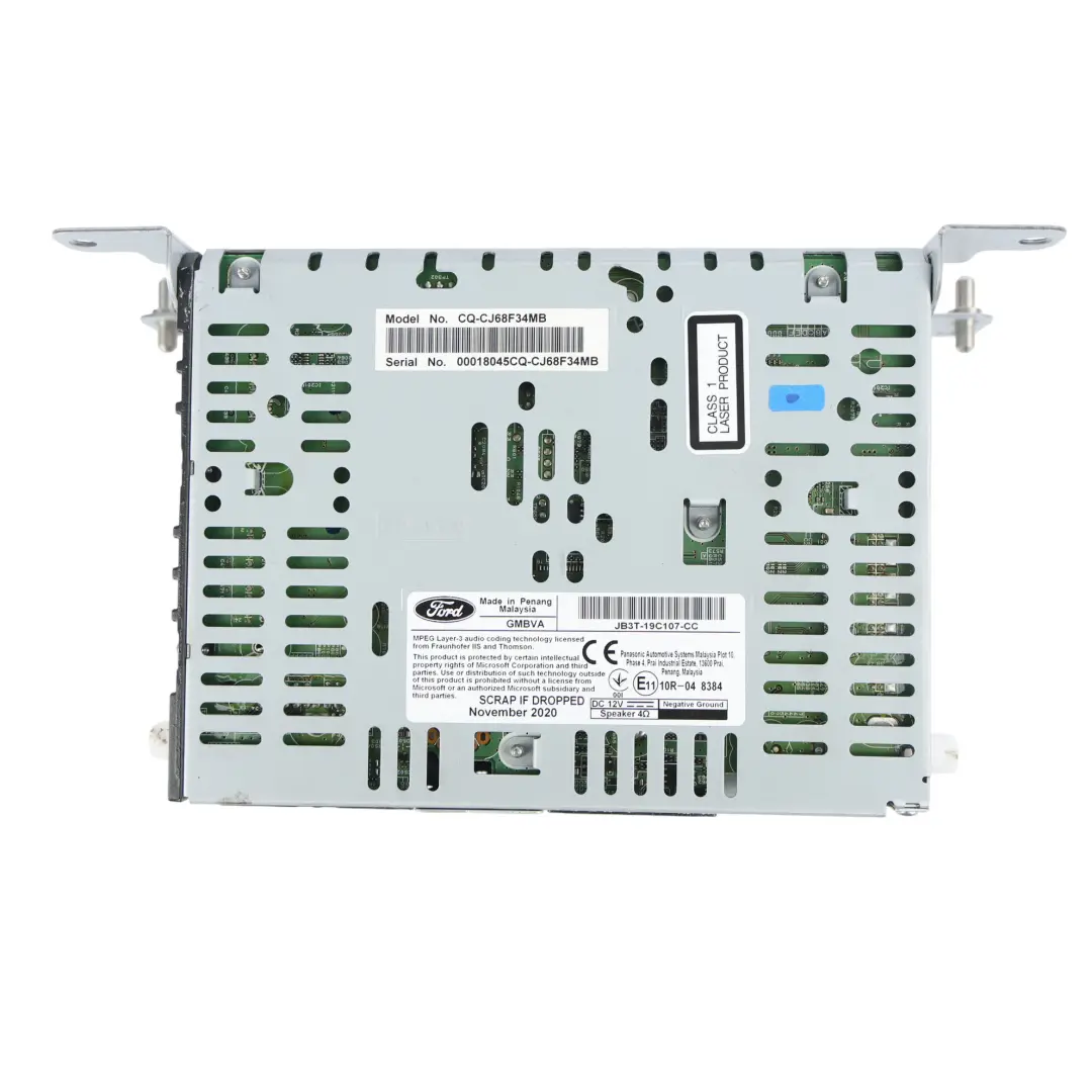 Ford Ranger Wildtrak Mk6 CD Player Stereo Radio Head Unit - SKU JB3T-19C107-CC - Part number JB3T-19C107-CC