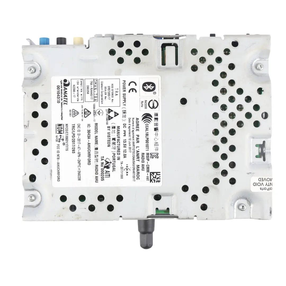 Mk8 Radio Stereo Sat Nav Head Player Unit Control to Ford Transit with Part number JK2T-18D832-BV Ford Transit Mk8 Radio Stereo Sat Nav Head Player Unit Control - SKU JK2T-18D832-BV - Part number JK2T-18D832-BV